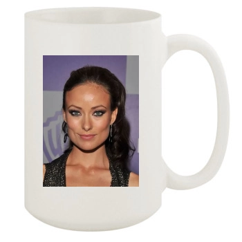 Olivia Wilde 15oz White Mug