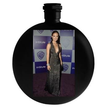 Olivia Wilde Round Flask