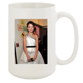 Olivia Wilde 15oz White Mug