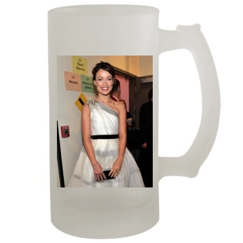 Olivia Wilde 16oz Frosted Beer Stein