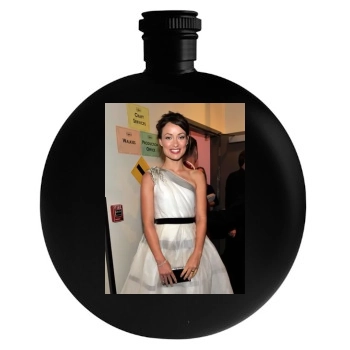 Olivia Wilde Round Flask