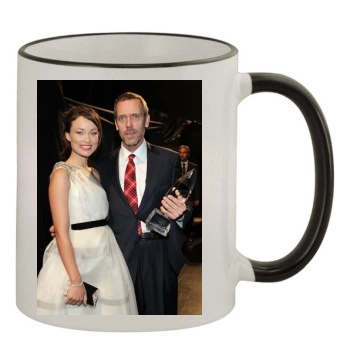 Olivia Wilde 11oz Colored Rim & Handle Mug