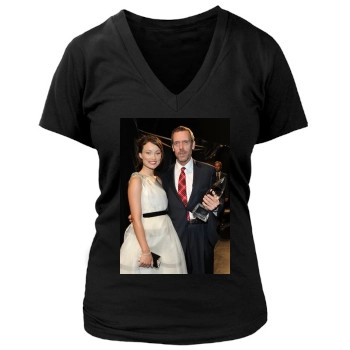 Olivia Wilde Women's Deep V-Neck TShirt