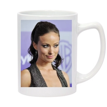 Olivia Wilde 14oz White Statesman Mug