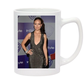 Olivia Wilde 14oz White Statesman Mug