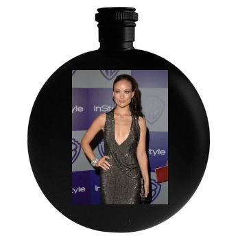 Olivia Wilde Round Flask