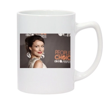 Olivia Wilde 14oz White Statesman Mug