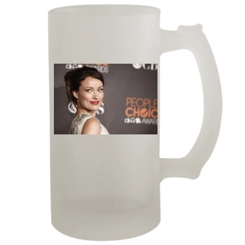 Olivia Wilde 16oz Frosted Beer Stein