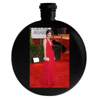 Sarah Hyland Round Flask