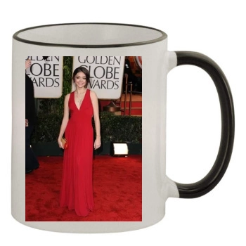 Sarah Hyland 11oz Colored Rim & Handle Mug