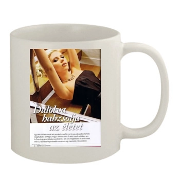 Scarlett Johansson 11oz White Mug