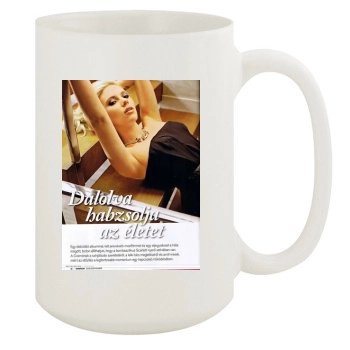 Scarlett Johansson 15oz White Mug