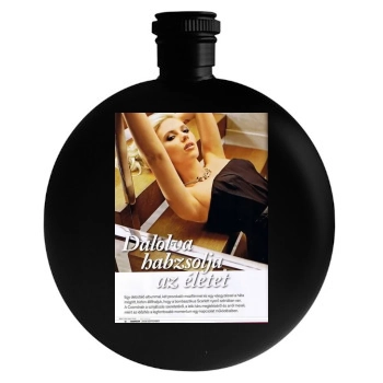 Scarlett Johansson Round Flask