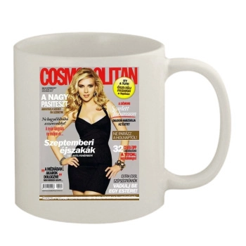 Scarlett Johansson 11oz White Mug