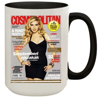 Scarlett Johansson 15oz Colored Inner & Handle Mug