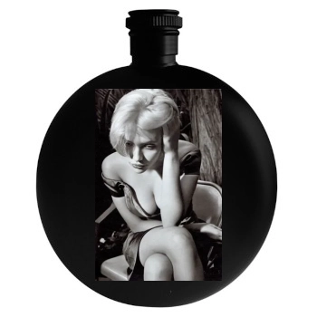 Scarlett Johansson Round Flask