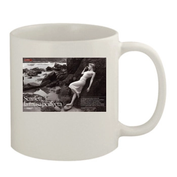 Scarlett Johansson 11oz White Mug