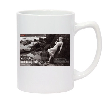 Scarlett Johansson 14oz White Statesman Mug