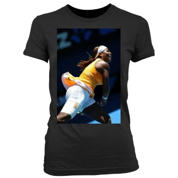 Serena Williams Women's Junior Cut Crewneck T-Shirt