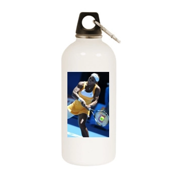 Serena Williams White Water Bottle With Carabiner