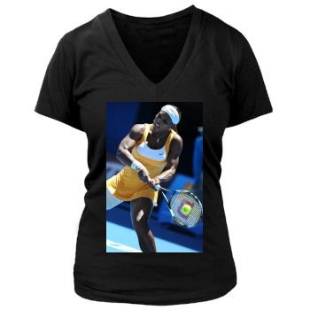 Serena Williams Women's Deep V-Neck TShirt