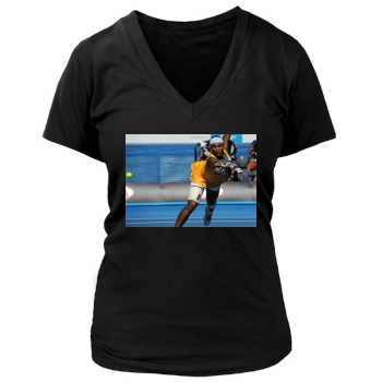 Serena Williams Women's Deep V-Neck TShirt