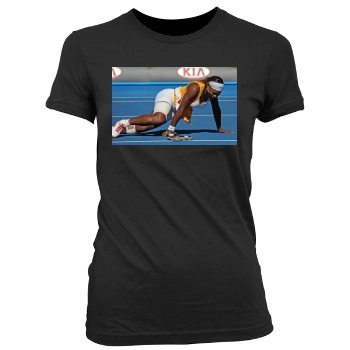 Serena Williams Women's Junior Cut Crewneck T-Shirt