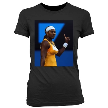 Serena Williams Women's Junior Cut Crewneck T-Shirt