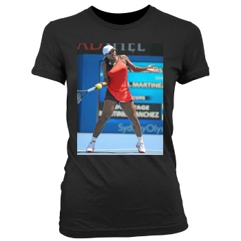 Serena Williams Women's Junior Cut Crewneck T-Shirt