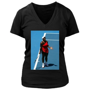 Serena Williams Women's Deep V-Neck TShirt