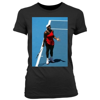 Serena Williams Women's Junior Cut Crewneck T-Shirt