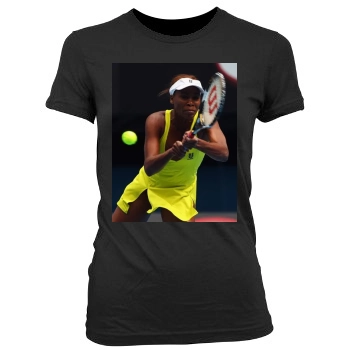 Serena Williams Women's Junior Cut Crewneck T-Shirt