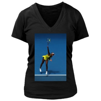 Serena Williams Women's Deep V-Neck TShirt