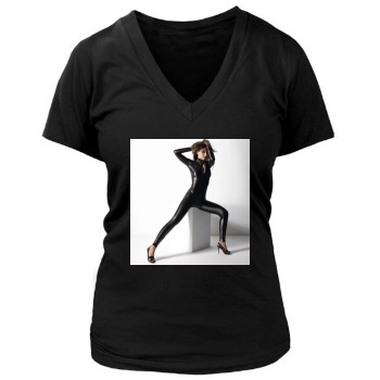 Shania Twain Women's Deep V-Neck TShirt