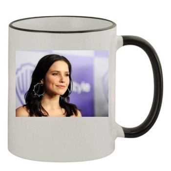 Sophia Bush 11oz Colored Rim & Handle Mug