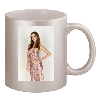 Summer Glau 11oz Metallic Silver Mug