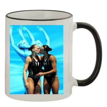 Syncro Swim 11oz Colored Rim & Handle Mug