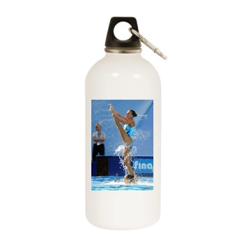 Syncro Swim White Water Bottle With Carabiner