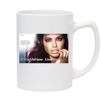 Adriana Lima 14oz White Statesman Mug