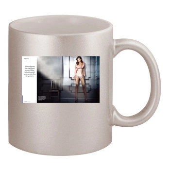 Adriana Lima 11oz Metallic Silver Mug