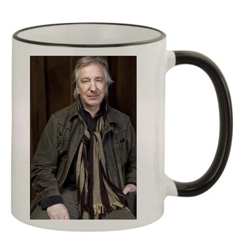 Alan Rickman 11oz Colored Rim & Handle Mug