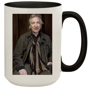 Alan Rickman 15oz Colored Inner & Handle Mug