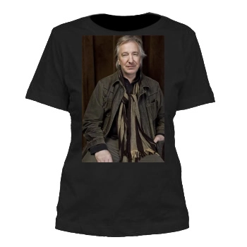 Alan Rickman Women's Cut T-Shirt