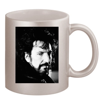 Alan Rickman 11oz Metallic Silver Mug