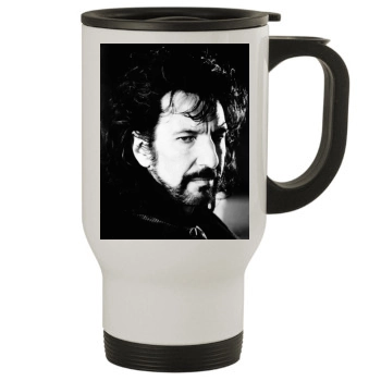 Alan Rickman Stainless Steel Travel Mug