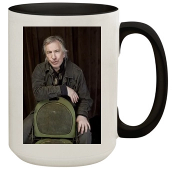 Alan Rickman 15oz Colored Inner & Handle Mug