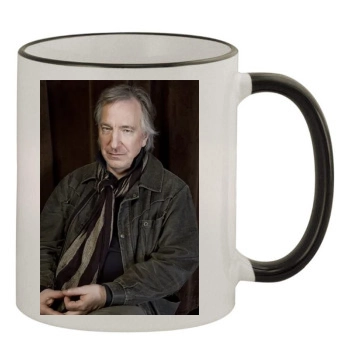 Alan Rickman 11oz Colored Rim & Handle Mug