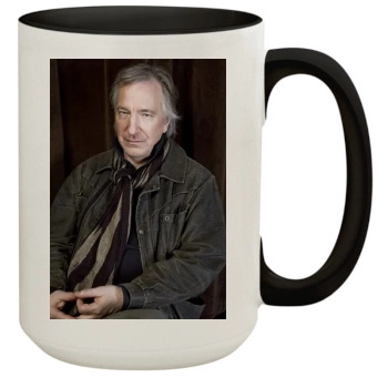 Alan Rickman 15oz Colored Inner & Handle Mug