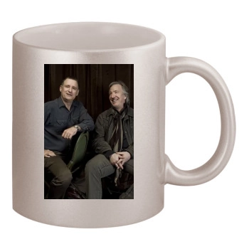 Alan Rickman 11oz Metallic Silver Mug