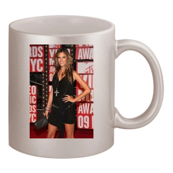 Alessandra Ambrosio 11oz Metallic Silver Mug